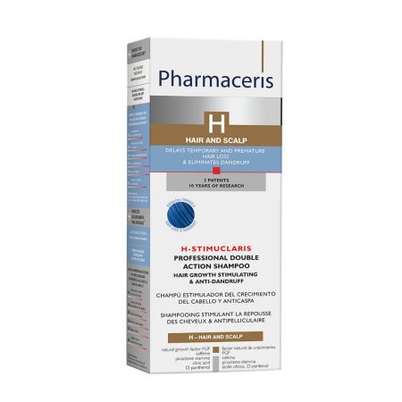 PHARMACERIS H, Stimuclaris-augimą skatinantis, nuo pleiskanų šampūnas, 250ml (dėž.)