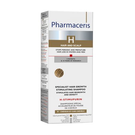 PHARMACERIS H, Stimupurin-augimą skatinantis šampūnas, 250ml (dėž.)